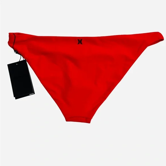 Hurley Women's Quick Dry Compression Surf Bikini Bottom Red Size XL - Picture 9 of 10